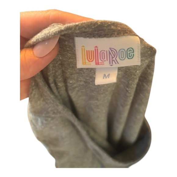 LuLaRoe Grey Julia Dress Size Medium (M) - Picture 6 of 6